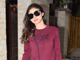 Mouni Roy & Sharad Kelkar snapped at dubbing studio in Brandra