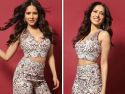 Nushrratt Bharuccha brings fun and fusion with printed co-ords from Sonaakshi Raaj’s festive collection 
