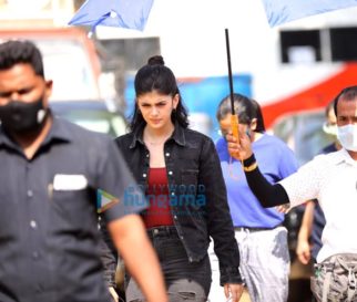 On the sets of the movie Om The Battle Within