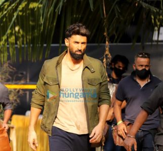 On the sets of the movie Om The Battle Within
