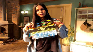 On the sets of the movie Om The Battle Within