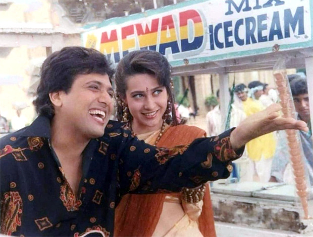 On Govinda's birthday, Karisma Kapoor shares a still from 'Mirchi Lagi Toh' from Coolie No. 1 