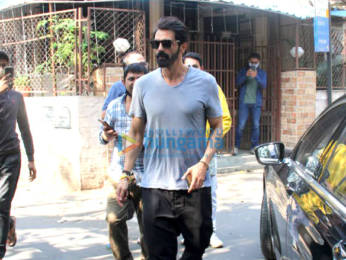 Photos: Arjun Rampal snapped at dubbing studio in Bandra