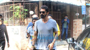 Photos: Arjun Rampal snapped at dubbing studio in Bandra