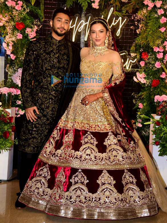 photos celebs snapped at gauahar khan and zaid darbars wedding reception 1