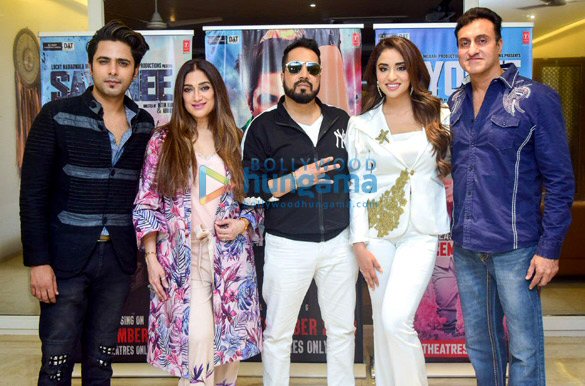 photos celebs snapped at the song launch of film sayonee at sunny super sound in juhu 1