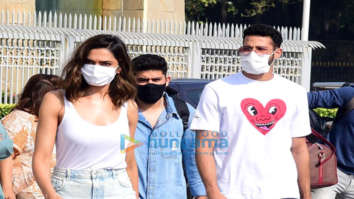 Photos: Deepika Padukone and Siddhant Chaturvedi snapped at Gateway Of India in Mumbai