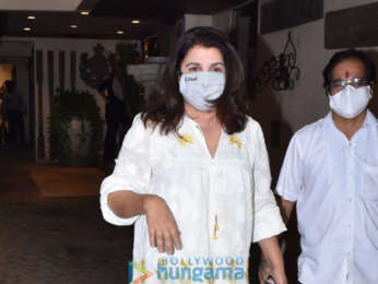 Photos: Karan Johar and Farah Khan snapped at Anil Kapoor's house in Juhu