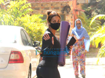 Photos: Malaika Arora spotted at Diva Yoga Studio in Bandra