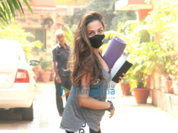 Photos: Malaika Arora spotted at Diva Yoga Studio in Bandra
