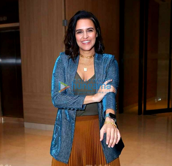 photos neha dhupia snapped attending the press meet for the film tara in hyderabad 2
