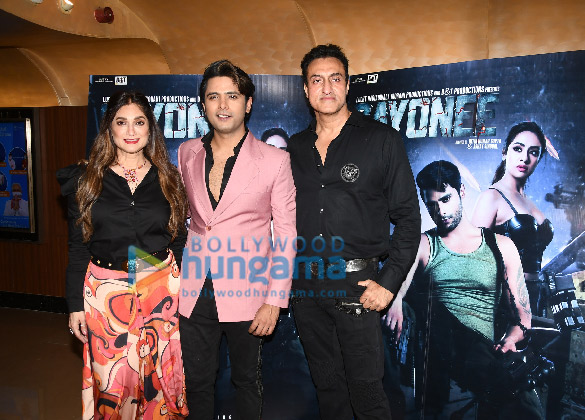 photos premiere of lucky nadiadwala morani productions and d t productions pvt ltd film sayonee 1