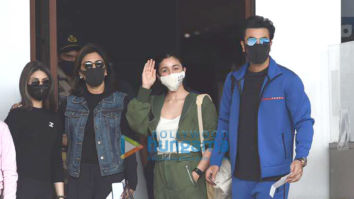 Photos: Ranbir Kapoor, Alia Bhatt, Neetu Singh and Riddhima Kapoor Sahani snapped at the Kalina airport