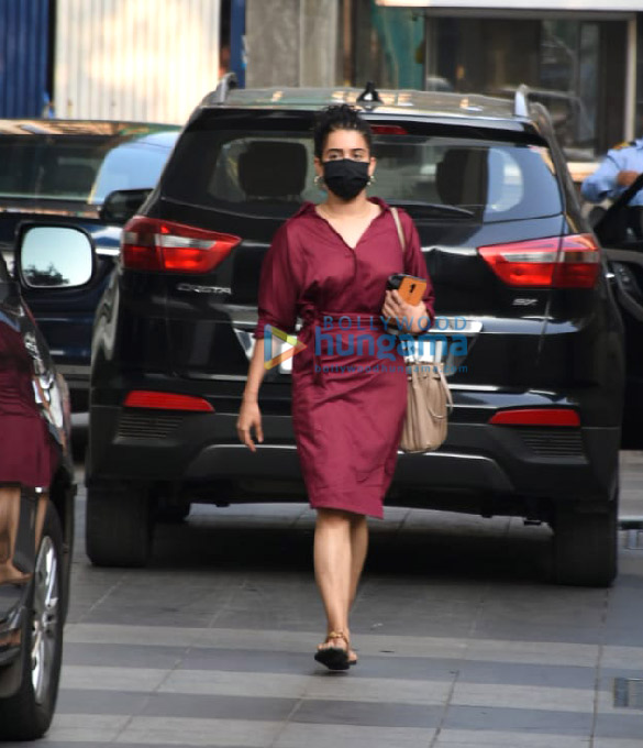 Photos: Sanya Malhotra spotted at a clinic
