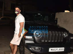 Photos: Saqib Saleem snapped riding his new jeep in Bandra