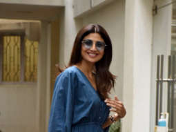 Photos: Shilpa Shetty snapped at dubbing studio in Juhu