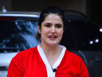 Photos: Zareen Khan snapped in Santa outfit ahead of Christmas celebration