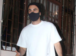 Ranbir Kapoor Snapped At Dubbing Studio Bandra