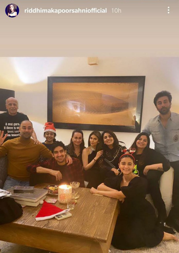 PICTURES: Alia Bhatt and Ranbir Kapoor celebrate Christmas with an intimate family dinner