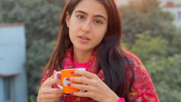 Sara Ali Khan shares no-makeup picture while enjoying hot cup of tea