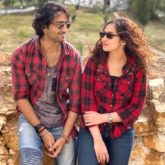 Shaheer Sheikh and wife Ruchikaa Kapoor twin in plaid shirts on their honeymoon in Bhutan