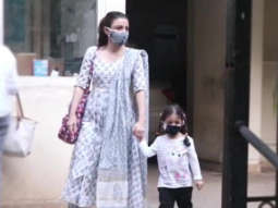 Soha Ali Khan with her kid spotted at Bandra