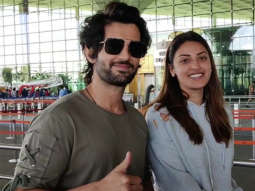 Spotted – Aditya Seal with Anushka Ranjan and Akansha Singh at Airport