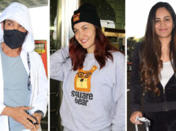 Spotted – John Abraham, Elli AvrRam and Sanchita Puri at Airport