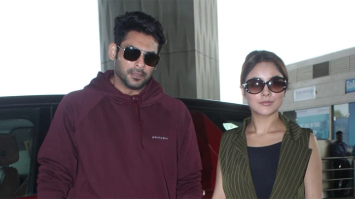 Spotted – Sidharth Shukla, Shehnaz Gill, Neha Dhupia, Angad Bedi with daughter, Keith Sequeira and Rochelle Rao at Airport