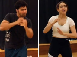 This unseen video of Varun Dhawan and Sara Ali Khan rehearsing for ‘Husnn Hai Suhaana’ is too cute to miss