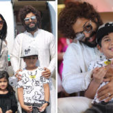 Allu Arjun shares candid moments from inside their chartered flight as he heads to Udaipur with his family