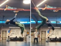 Tiger Shroff does an impressive 10 ft overhead kick; says it is time to take the roof higher