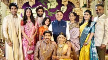 Inside pictures from NisChay wedding; Allu Arjun, Chiranjeevi, Pawan Kalyan, Ram Charan pose with the newly weds