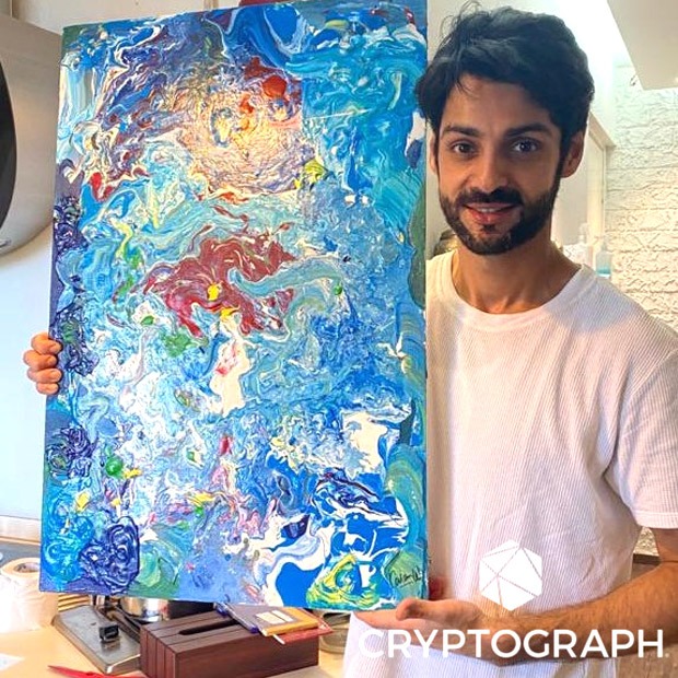 Karan Wahi to auction the painting inspired by his mother for Pragya Kapoor’s Ek Saath – The Earth Foundation