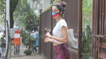 Ananya Panday spotted outside at Yoga class Bandra