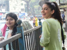 Alaya F and Anjini Dhawan spotted at Dance Class Khar