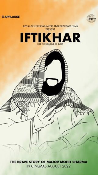 Applause Entertainment and Drishyam Films’ Iftikhar, based on Ashok Chakra awardee Major Mohit Sharma, to begin filming in September Applause Entertainment and Drishyam Films’ Iftikhar, based on Ashok Chakra awardee Major Mohit Sharma, to begin filming in September