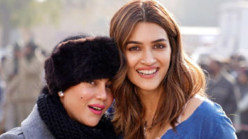 on the sets of the movie Bachchan Pandey