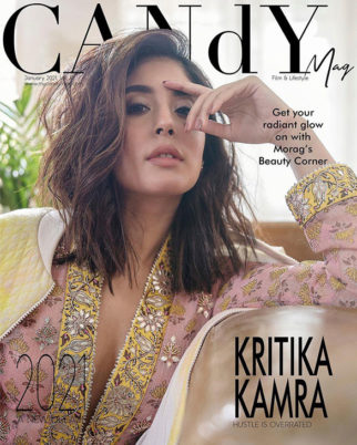 Kritika Kamra on the cover of Candy Mag, Jan 2021