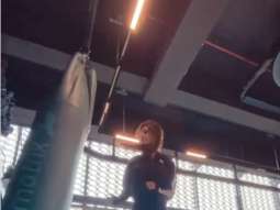 Disha Patani gets into weekend mode with a flying kick, plays BTS’ ‘Mic Drop’ song in the background 