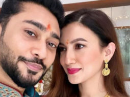 Newlyweds Gauahar Khan and Zaid Darbar share pictures from the grand welcome they received at their friends’ place
