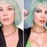 Halsey creates multi-colour funky eye look and gives step-by-step tutorial on how to ace the glam quotient, watch video