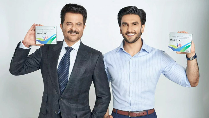 Health Ok TVC featuring Anil Kapoor and Ranveer Singh