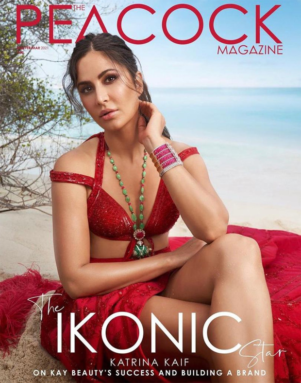 Katrina Kaif looks ravishing in red on her Peacock magazine cover; talks about creating her make-up label Katrina Kaif looks ravishing in red on her Peacock magazine cover; talks about creating her make-up label