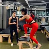 Katrina Kaif sweats it out in the gym during her pilates session, watch video