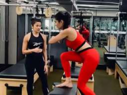 Katrina Kaif sweats it out in the gym during her pilates session, watch video