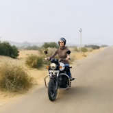 Kriti Sanon fulfills her dream of riding a bike, shares a video from the sets of Bachchan Pandey in Jaisalmer