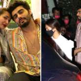 Malaika Arora drops in to meet beau Arjun Kapoor on the sets of Bhoot Police