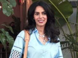 Mallika Sherawat spotted at a restaurant in Juhu for lunch