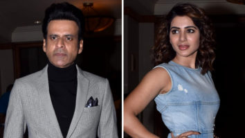 Manoj Bajpayee and Samantha Akkineni spotted during the promotion of The Family Man Season 2